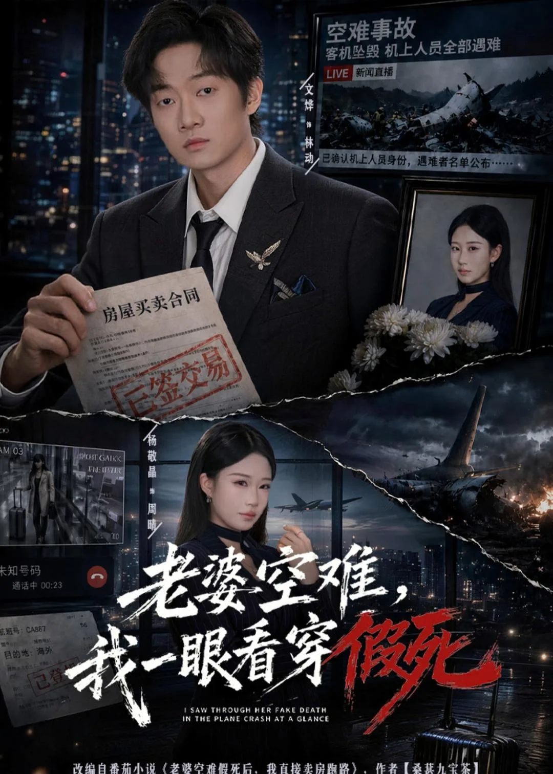 老婆空难,我一眼看穿假死